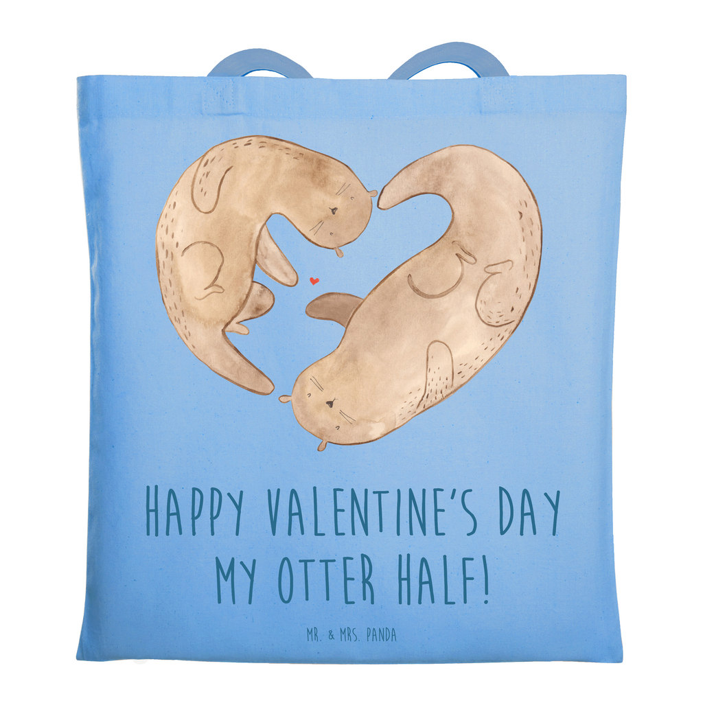 Tragetasche Otter Valentine Beuteltasche, Beutel, Einkaufstasche, Jutebeutel, Stoffbeutel, Tasche, Shopper, Umhängetasche, Strandtasche, Schultertasche, Stofftasche, Tragetasche, Badetasche, Jutetasche, Einkaufstüte, Laptoptasche, Liebe, Partner, Freund, Freundin, Ehemann, Ehefrau, Heiraten, Verlobung, Heiratsantrag, Liebesgeschenk, Jahrestag, Hocheitstag, Valentinstag, Geschenk für Frauen, Hochzeitstag, Mitbringsel, Geschenk für Freundin, Geschenk für Partner, Liebesbeweis, für Männer, für Ehemann