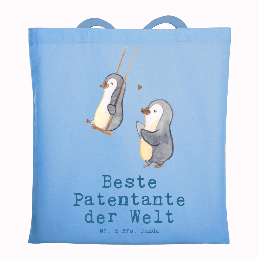 Tragetasche Pinguin Beste Patentante der Welt Beuteltasche, Beutel, Einkaufstasche, Jutebeutel, Stoffbeutel, Tasche, Shopper, Umhängetasche, Strandtasche, Schultertasche, Stofftasche, Tragetasche, Badetasche, Jutetasche, Einkaufstüte, Laptoptasche, für, Dankeschön, Geschenk, Schenken, Geburtstag, Geburtstagsgeschenk, Geschenkidee, Danke, Bedanken, Mitbringsel, Freude machen, Geschenktipp, Patentante, Paten Tante, Lieblingstante, Taufpartner, Taufe, Familie, Kleinigkeit, Nichte, Neffe