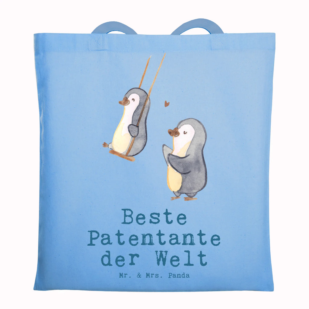 Tragetasche Pinguin Beste Patentante der Welt Beuteltasche, Beutel, Einkaufstasche, Jutebeutel, Stoffbeutel, Tasche, Shopper, Umhängetasche, Strandtasche, Schultertasche, Stofftasche, Tragetasche, Badetasche, Jutetasche, Einkaufstüte, Laptoptasche, für, Dankeschön, Geschenk, Schenken, Geburtstag, Geburtstagsgeschenk, Geschenkidee, Danke, Bedanken, Mitbringsel, Freude machen, Geschenktipp, Patentante, Paten Tante, Lieblingstante, Taufpartner, Taufe, Familie, Kleinigkeit, Nichte, Neffe