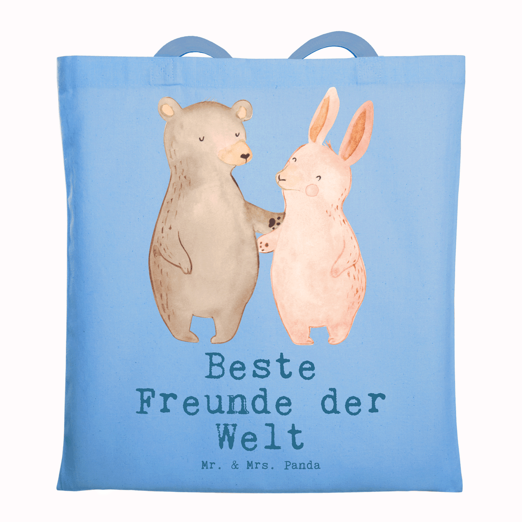 Tragetasche Hase Beste Freunde der Welt Beuteltasche, Beutel, Einkaufstasche, Jutebeutel, Stoffbeutel, Tasche, Shopper, Umhängetasche, Strandtasche, Schultertasche, Stofftasche, Tragetasche, Badetasche, Jutetasche, Einkaufstüte, Laptoptasche, für, Dankeschön, Geschenk, Schenken, Geburtstag, Geburtstagsgeschenk, Geschenkidee, Danke, Bedanken, Mitbringsel, Freude machen, Geschenktipp, Freunde, best friends, Freundschaft, Freundin, Freund, Clique, Kumpel, bae, bff