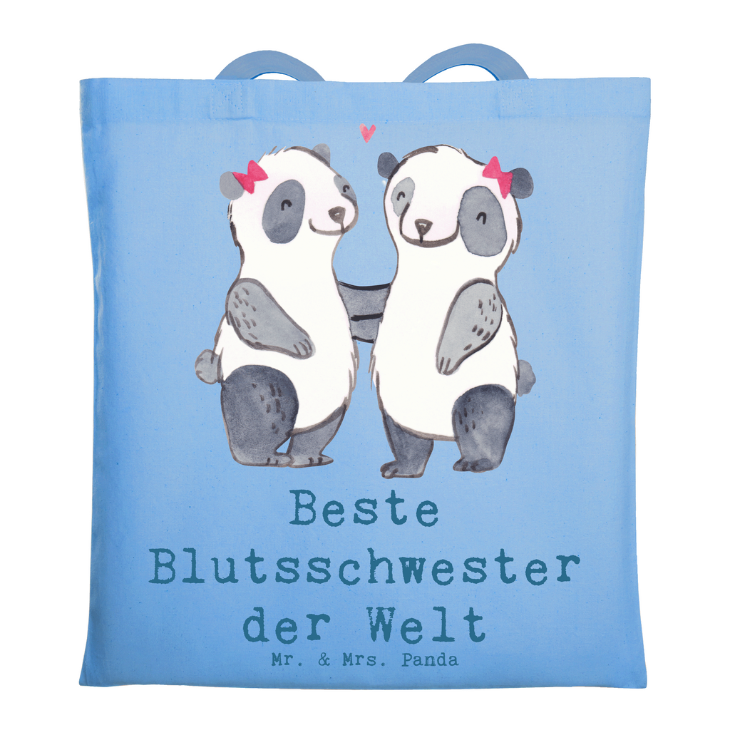 Tragetasche Panda Beste Blutsschwester der Welt Beuteltasche, Beutel, Einkaufstasche, Jutebeutel, Stoffbeutel, Tasche, Shopper, Umhängetasche, Strandtasche, Schultertasche, Stofftasche, Tragetasche, Badetasche, Jutetasche, Einkaufstüte, Laptoptasche, für, Dankeschön, Geschenk, Schenken, Geburtstag, Geburtstagsgeschenk, Geschenkidee, Danke, Bedanken, Mitbringsel, Freude machen, Geschenktipp, Blutsschwester, Blutsgeschwister, Freundin, Bae, Schwestern, Schwester, Geschwister, Schwesterherz, Sister, Familie, Kleinigkeit, Beste, Tochter, Liebe