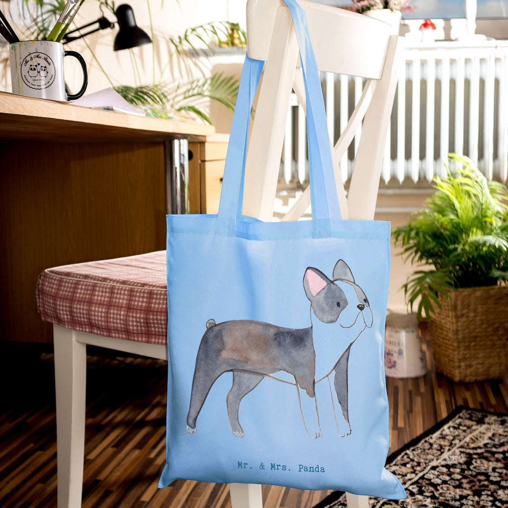 Tragetasche Boston Terrier Lebensretter Beuteltasche, Beutel, Einkaufstasche, Jutebeutel, Stoffbeutel, Tasche, Shopper, Umhängetasche, Strandtasche, Schultertasche, Stofftasche, Tragetasche, Badetasche, Jutetasche, Einkaufstüte, Laptoptasche, Hund, Hunderasse, Rassehund, Hundebesitzer, Geschenk, Tierfreund, Schenken, Welpe, Boston Terrier