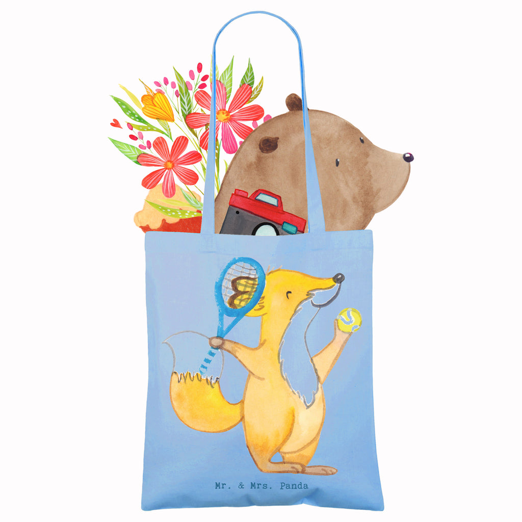 Tragetasche Fuchs Tennis spielen Medizin Beuteltasche, Beutel, Einkaufstasche, Jutebeutel, Stoffbeutel, Tasche, Shopper, Umhängetasche, Strandtasche, Schultertasche, Stofftasche, Tragetasche, Badetasche, Jutetasche, Einkaufstüte, Laptoptasche, Geschenk, Sport, Sportart, Hobby, Schenken, Danke, Dankeschön, Auszeichnung, Gewinn, Sportler, Tennis spielen, Tennisclub, Tennisverein, Tennis Turnier, Ballsportart