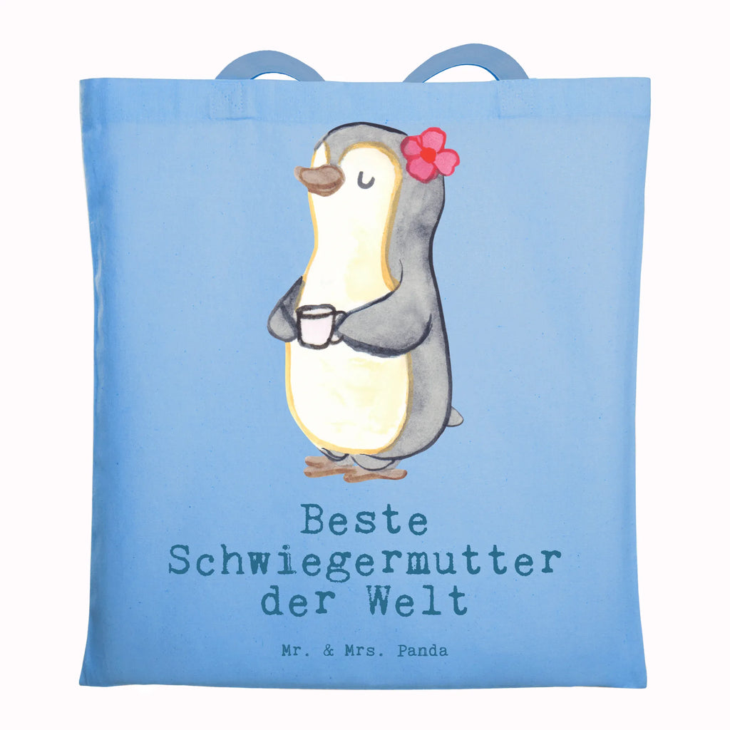 Tragetasche Pinguin Beste Schwiegermutter der Welt Beuteltasche, Beutel, Einkaufstasche, Jutebeutel, Stoffbeutel, Tasche, Shopper, Umhängetasche, Strandtasche, Schultertasche, Stofftasche, Tragetasche, Badetasche, Jutetasche, Einkaufstüte, Laptoptasche, für, Dankeschön, Geschenk, Schenken, Geburtstag, Geburtstagsgeschenk, Geschenkidee, Danke, Bedanken, Mitbringsel, Freude machen, Geschenktipp, Schwiegermutter, Schwiegermama, Schwiegereltern, Mama, Mutter, Mutter des Ehepartners, angeheiratet