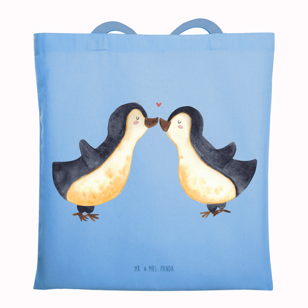 Tragetasche Pinguine Kuss Beuteltasche, Beutel, Einkaufstasche, Jutebeutel, Stoffbeutel, Tasche, Shopper, Umhängetasche, Strandtasche, Schultertasche, Stofftasche, Tragetasche, Badetasche, Jutetasche, Einkaufstüte, Laptoptasche, Liebe, Partner, Freund, Freundin, Ehemann, Ehefrau, Heiraten, Verlobung, Heiratsantrag, Liebesgeschenk, Jahrestag, Hocheitstag, Valentinstag, Geschenk für Frauen, Hochzeitstag, Mitbringsel, Geschenk für Freundin, Geschenk für Partner, Liebesbeweis, für Männer, für Ehemann