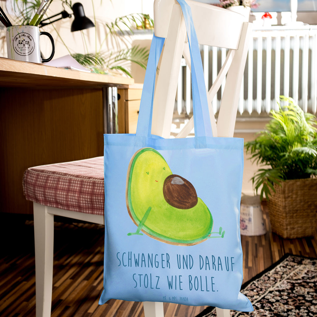 Tragetasche Avocado schwanger Beuteltasche, Beutel, Einkaufstasche, Jutebeutel, Stoffbeutel, Tasche, Shopper, Umhängetasche, Strandtasche, Schultertasche, Stofftasche, Tragetasche, Badetasche, Jutetasche, Einkaufstüte, Laptoptasche, Avocado, Veggie, Vegan, Gesund, schwanger, Schwangerschaft, Babyparty, Babyshower