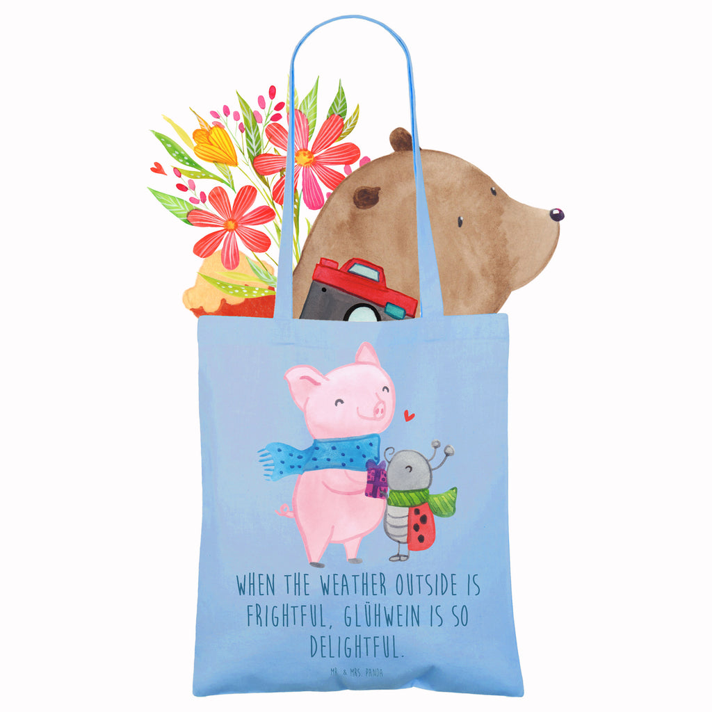 Tragetasche Glühschwein Smörle Beuteltasche, Beutel, Einkaufstasche, Jutebeutel, Stoffbeutel, Tasche, Shopper, Umhängetasche, Strandtasche, Schultertasche, Stofftasche, Tragetasche, Badetasche, Jutetasche, Einkaufstüte, Laptoptasche, Winter, Weihnachten, Weihnachtsdeko, Nikolaus, Advent, Heiligabend, Wintermotiv, Handgezeichnetes Glühschwein, Kreatives Glühschwein Design, Winterlicher Glühwein Spruch, Glühwein Liebhaber Geschenk, Herzliches Marienkäfer Motiv, Marienkäfer in Winterkleidung, Glühwein ist köstlich Spruch, Smörle der stolze Marienkäfer, Süßer Marienkäfer gibt Geschenk, Romantische Geschenkidee Glühwein