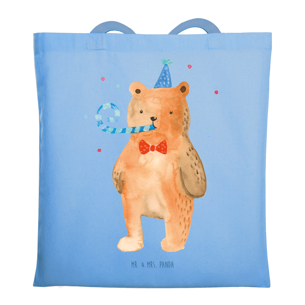 Tragetasche Birthday Bär Beuteltasche, Beutel, Einkaufstasche, Jutebeutel, Stoffbeutel, Tasche, Shopper, Umhängetasche, Strandtasche, Schultertasche, Stofftasche, Tragetasche, Badetasche, Jutetasche, Einkaufstüte, Laptoptasche, Bär, Teddy, Teddybär, Happy Birthday, Alles Gute, Glückwunsch, Geburtstag