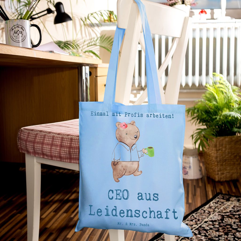 Tragetasche CEO aus Leidenschaft Beuteltasche, Beutel, Einkaufstasche, Jutebeutel, Stoffbeutel, Tasche, Shopper, Umhängetasche, Strandtasche, Schultertasche, Stofftasche, Tragetasche, Badetasche, Jutetasche, Einkaufstüte, Laptoptasche, Beruf, Ausbildung, Jubiläum, Abschied, Rente, Kollege, Kollegin, Geschenk, Schenken, Arbeitskollege, Mitarbeiter, Firma, Danke, Dankeschön, CEO, Chef, Führungskraft, Geschäftsinhaber, Firmeninhaber, Unternehmensinhaber, Direktor, Leiter