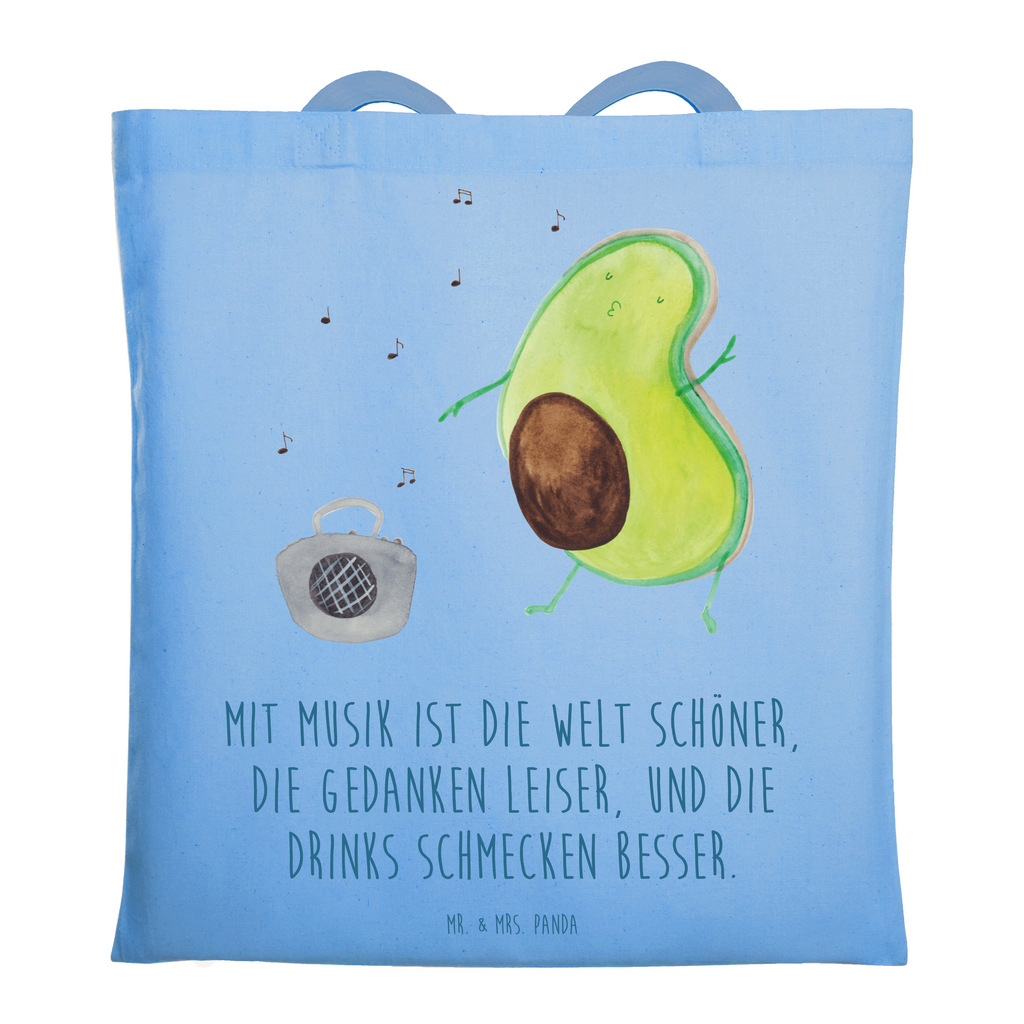 Tragetasche Avocado tanzt Beuteltasche, Beutel, Einkaufstasche, Jutebeutel, Stoffbeutel, Tasche, Shopper, Umhängetasche, Strandtasche, Schultertasche, Stofftasche, Tragetasche, Badetasche, Jutetasche, Einkaufstüte, Laptoptasche, Avocado, Veggie, Vegan, Gesund