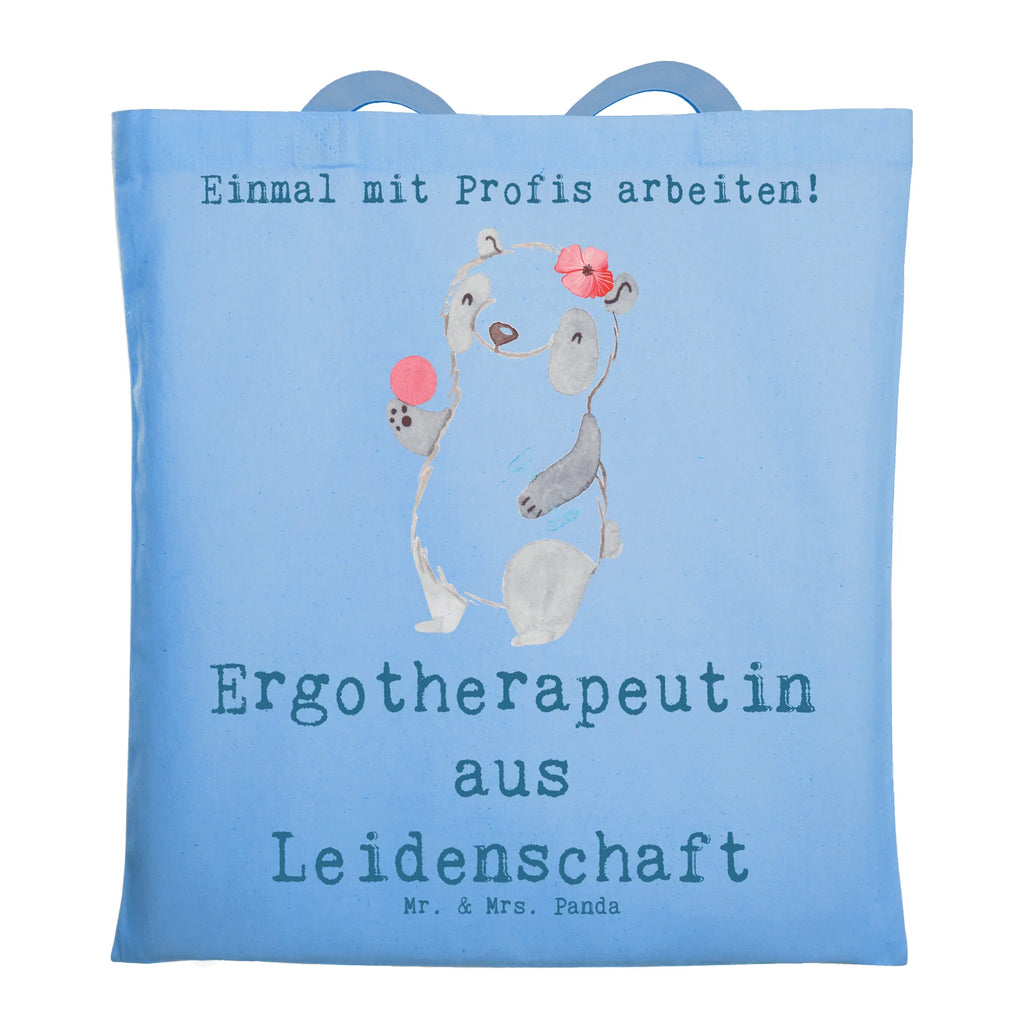 Tragetasche Ergotherapeutin aus Leidenschaft Beuteltasche, Beutel, Einkaufstasche, Jutebeutel, Stoffbeutel, Tasche, Shopper, Umhängetasche, Strandtasche, Schultertasche, Stofftasche, Tragetasche, Badetasche, Jutetasche, Einkaufstüte, Laptoptasche, Beruf, Ausbildung, Jubiläum, Abschied, Rente, Kollege, Kollegin, Geschenk, Schenken, Arbeitskollege, Mitarbeiter, Firma, Danke, Dankeschön, Ergotherapeutin, Ergotherapie