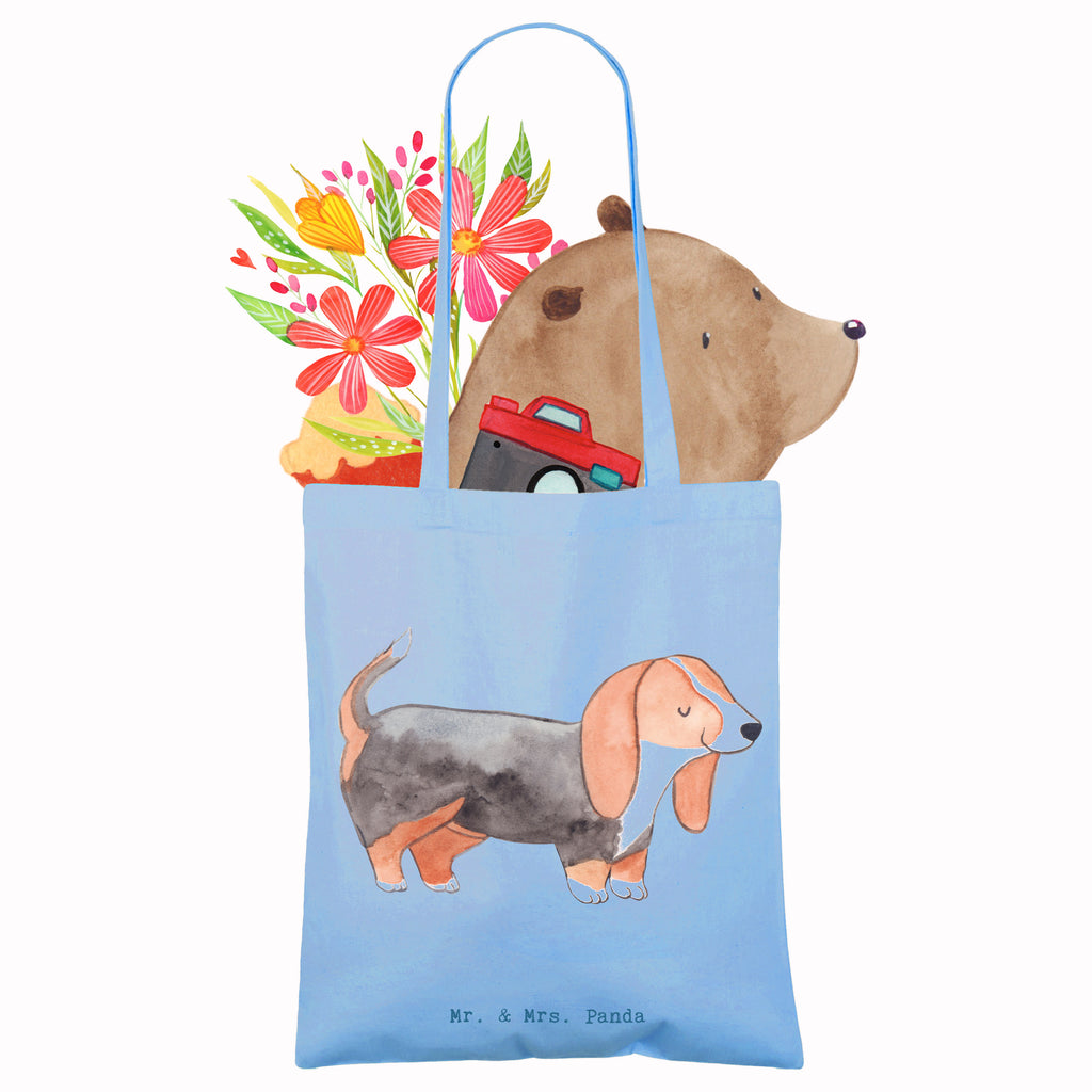 Tragetasche Basset Hound Moment Beuteltasche, Beutel, Einkaufstasche, Jutebeutel, Stoffbeutel, Tasche, Shopper, Umhängetasche, Strandtasche, Schultertasche, Stofftasche, Tragetasche, Badetasche, Jutetasche, Einkaufstüte, Laptoptasche, Hund, Hunderasse, Rassehund, Hundebesitzer, Geschenk, Tierfreund, Schenken, Welpe, Basset Hound, Basset