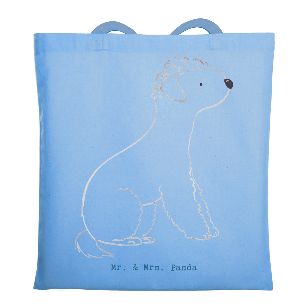 Tragetasche Bedlington Terrier Lebensretter Beuteltasche, Beutel, Einkaufstasche, Jutebeutel, Stoffbeutel, Tasche, Shopper, Umhängetasche, Strandtasche, Schultertasche, Stofftasche, Tragetasche, Badetasche, Jutetasche, Einkaufstüte, Laptoptasche, Hund, Hunderasse, Rassehund, Hundebesitzer, Geschenk, Tierfreund, Schenken, Welpe, Bedlington Terrier, Terrier