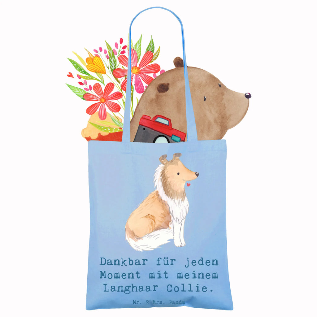 Tragetasche Langhaar Collie Moment Beuteltasche, Beutel, Einkaufstasche, Jutebeutel, Stoffbeutel, Tasche, Shopper, Umhängetasche, Strandtasche, Schultertasche, Stofftasche, Tragetasche, Badetasche, Jutetasche, Einkaufstüte, Laptoptasche, Hund, Hunderasse, Rassehund, Hundebesitzer, Geschenk, Tierfreund, Schenken, Welpe, Langhaar Collie, britischer Hütehund