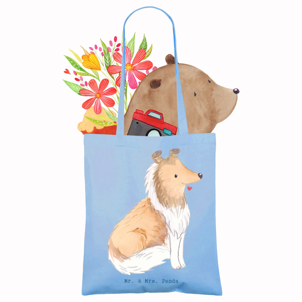 Tragetasche Langhaar Collie Moment Beuteltasche, Beutel, Einkaufstasche, Jutebeutel, Stoffbeutel, Tasche, Shopper, Umhängetasche, Strandtasche, Schultertasche, Stofftasche, Tragetasche, Badetasche, Jutetasche, Einkaufstüte, Laptoptasche, Hund, Hunderasse, Rassehund, Hundebesitzer, Geschenk, Tierfreund, Schenken, Welpe, Langhaar Collie, britischer Hütehund