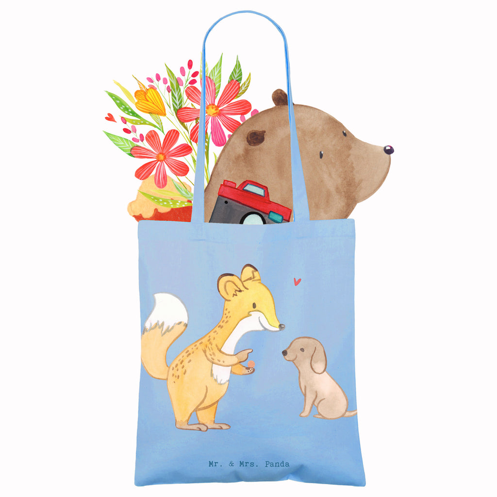 Tragetasche Fuchs Hundetraining Beuteltasche, Beutel, Einkaufstasche, Jutebeutel, Stoffbeutel, Tasche, Shopper, Umhängetasche, Strandtasche, Schultertasche, Stofftasche, Tragetasche, Badetasche, Jutetasche, Einkaufstüte, Laptoptasche, Geschenk, Sport, Sportart, Hobby, Schenken, Danke, Dankeschön, Auszeichnung, Gewinn, Sportler, Hundetraining, Hundeerziehung, Hundeschule, Welpenschule, Hundeprüfung