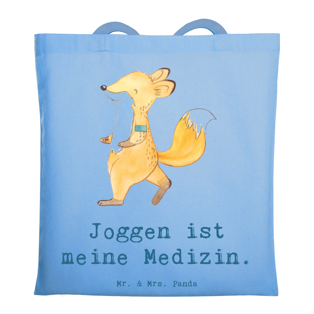 Tragetasche Fuchs Joggen Beuteltasche, Beutel, Einkaufstasche, Jutebeutel, Stoffbeutel, Tasche, Shopper, Umhängetasche, Strandtasche, Schultertasche, Stofftasche, Tragetasche, Badetasche, Jutetasche, Einkaufstüte, Laptoptasche, Geschenk, Sport, Sportart, Hobby, Schenken, Danke, Dankeschön, Auszeichnung, Gewinn, Sportler, Joggen, Dauerlauf, Laufsport, Laufen