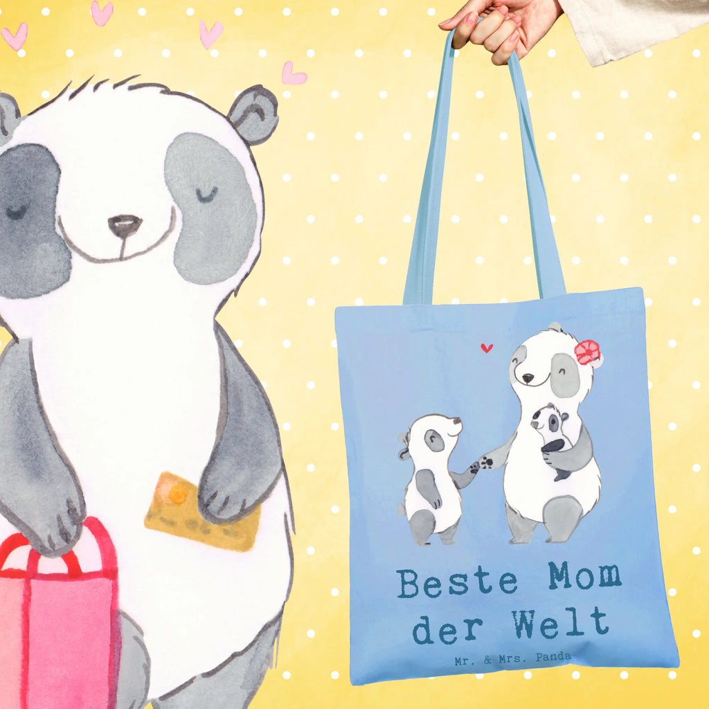 Tragetasche Panda Beste Mom der Welt Beuteltasche, Beutel, Einkaufstasche, Jutebeutel, Stoffbeutel, Tasche, Shopper, Umhängetasche, Strandtasche, Schultertasche, Stofftasche, Tragetasche, Badetasche, Jutetasche, Einkaufstüte, Laptoptasche, für, Dankeschön, Geschenk, Schenken, Geburtstag, Geburtstagsgeschenk, Geschenkidee, Danke, Bedanken, Mitbringsel, Freude machen, Geschenktipp, Mom, Mommy, Mama, Mami, Mutter, Muttertag, Mutti, Ma, Tochter, Sohn, Beste Mama, Beste, Supermama