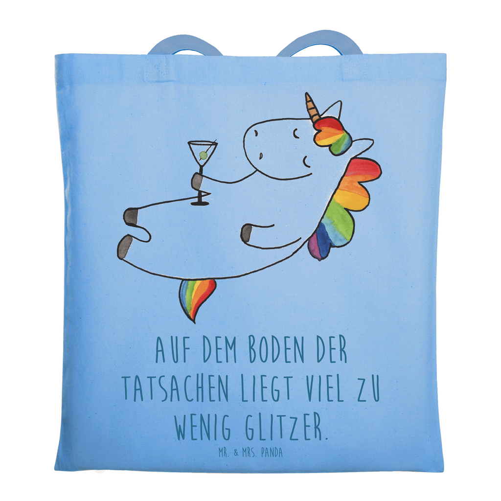 Tragetasche Einhorn Cocktail Beuteltasche, Beutel, Einkaufstasche, Jutebeutel, Stoffbeutel, Tasche, Shopper, Umhängetasche, Strandtasche, Schultertasche, Stofftasche, Tragetasche, Badetasche, Jutetasche, Einkaufstüte, Laptoptasche, Einhorn, Einhörner, Einhorn Deko, Pegasus, Unicorn, Party, Spaß, Feiern, Caipirinha, Rum, Cuba Libre, Sekt, Freundin, Geburtstag, lustig, witzig, Spruch, Glitzer