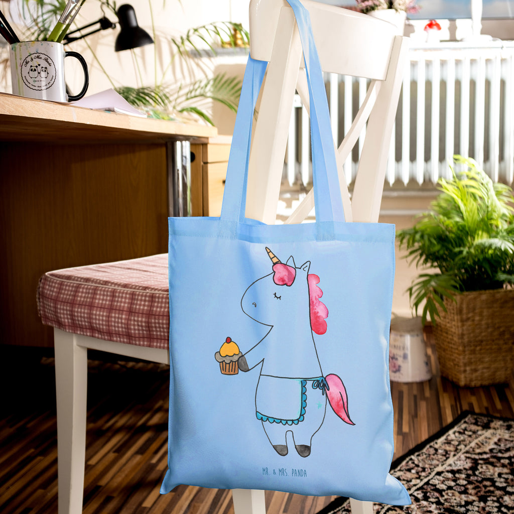 Tragetasche Einhorn Muffin Beuteltasche, Beutel, Einkaufstasche, Jutebeutel, Stoffbeutel, Tasche, Shopper, Umhängetasche, Strandtasche, Schultertasche, Stofftasche, Tragetasche, Badetasche, Jutetasche, Einkaufstüte, Laptoptasche, Einhorn, Einhörner, Einhorn Deko, Pegasus, Unicorn, Geburtstag, Backen, Muffin, Kekse, Geburtstagsgrüße, Glückwünsche, Liebesgrüße, Grüße