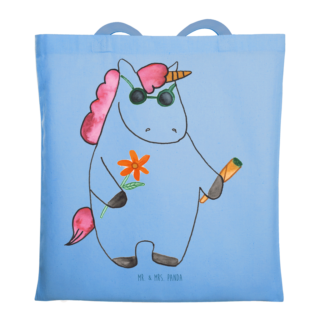 Tragetasche Einhorn Woodstock Beuteltasche, Beutel, Einkaufstasche, Jutebeutel, Stoffbeutel, Tasche, Shopper, Umhängetasche, Strandtasche, Schultertasche, Stofftasche, Tragetasche, Badetasche, Jutetasche, Einkaufstüte, Laptoptasche, Einhorn, Einhörner, Einhorn Deko, Pegasus, Unicorn, Kiffen, Joint, Zigarette, Alkohol, Party, Spaß. lustig, witzig, Woodstock