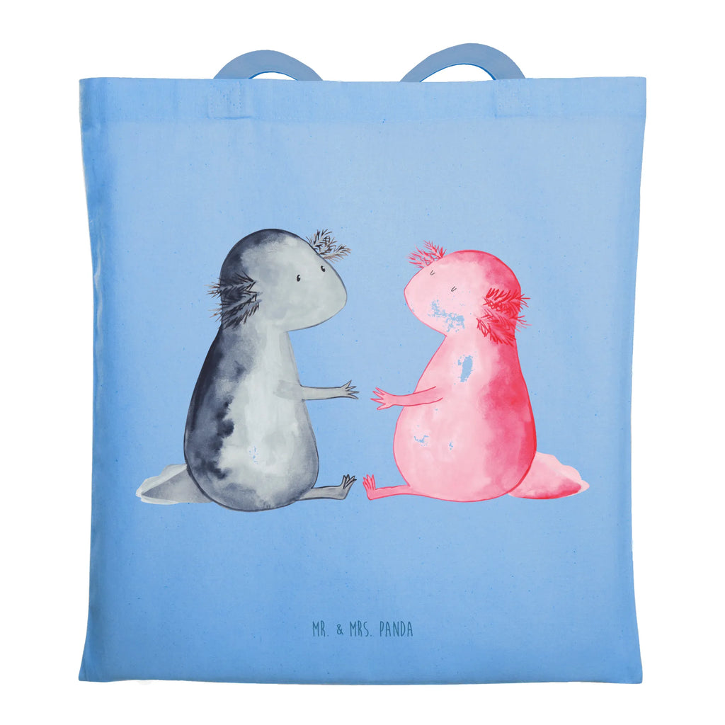 Tragetasche Axolotl Liebe Beuteltasche, Beutel, Einkaufstasche, Jutebeutel, Stoffbeutel, Tasche, Shopper, Umhängetasche, Strandtasche, Schultertasche, Stofftasche, Tragetasche, Badetasche, Jutetasche, Einkaufstüte, Laptoptasche, Axolotl, Molch, Axolot, Schwanzlurch, Lurch, Lurche, Liebe, große Liebe, Liebesbeweis, Freund, Verlobter, Ehemann, Jahrestag, Valentinstag