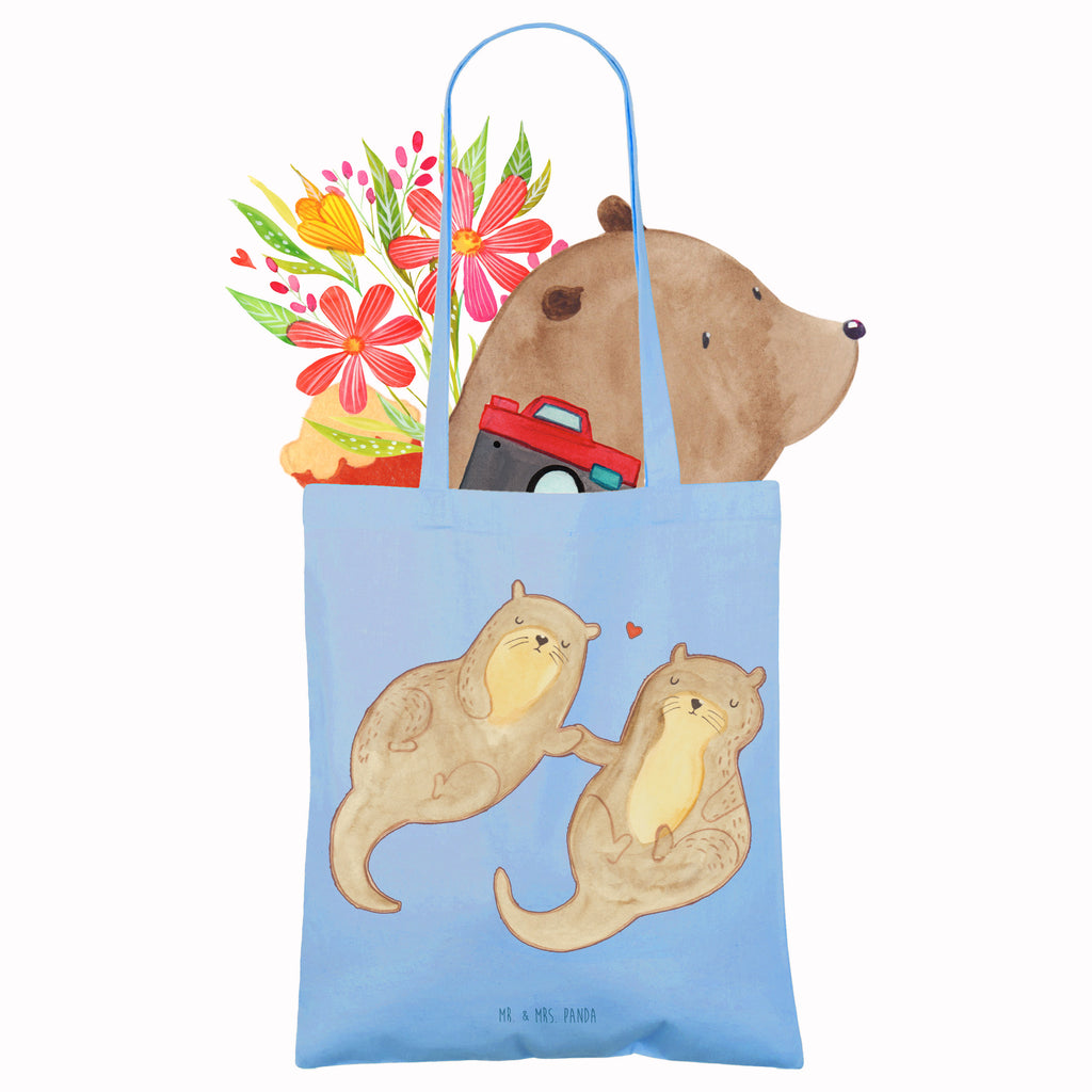 Tragetasche Otter Hände halten Beuteltasche, Beutel, Einkaufstasche, Jutebeutel, Stoffbeutel, Tasche, Shopper, Umhängetasche, Strandtasche, Schultertasche, Stofftasche, Tragetasche, Badetasche, Jutetasche, Einkaufstüte, Laptoptasche, Otter, Fischotter, Seeotter, Otter Seeotter See Otter