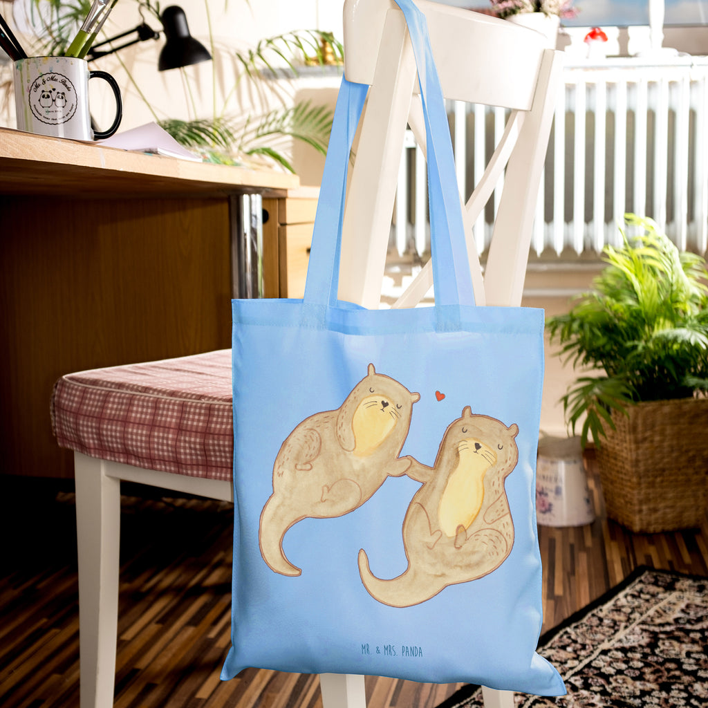 Tragetasche Otter Hände halten Beuteltasche, Beutel, Einkaufstasche, Jutebeutel, Stoffbeutel, Tasche, Shopper, Umhängetasche, Strandtasche, Schultertasche, Stofftasche, Tragetasche, Badetasche, Jutetasche, Einkaufstüte, Laptoptasche, Otter, Fischotter, Seeotter, Otter Seeotter See Otter