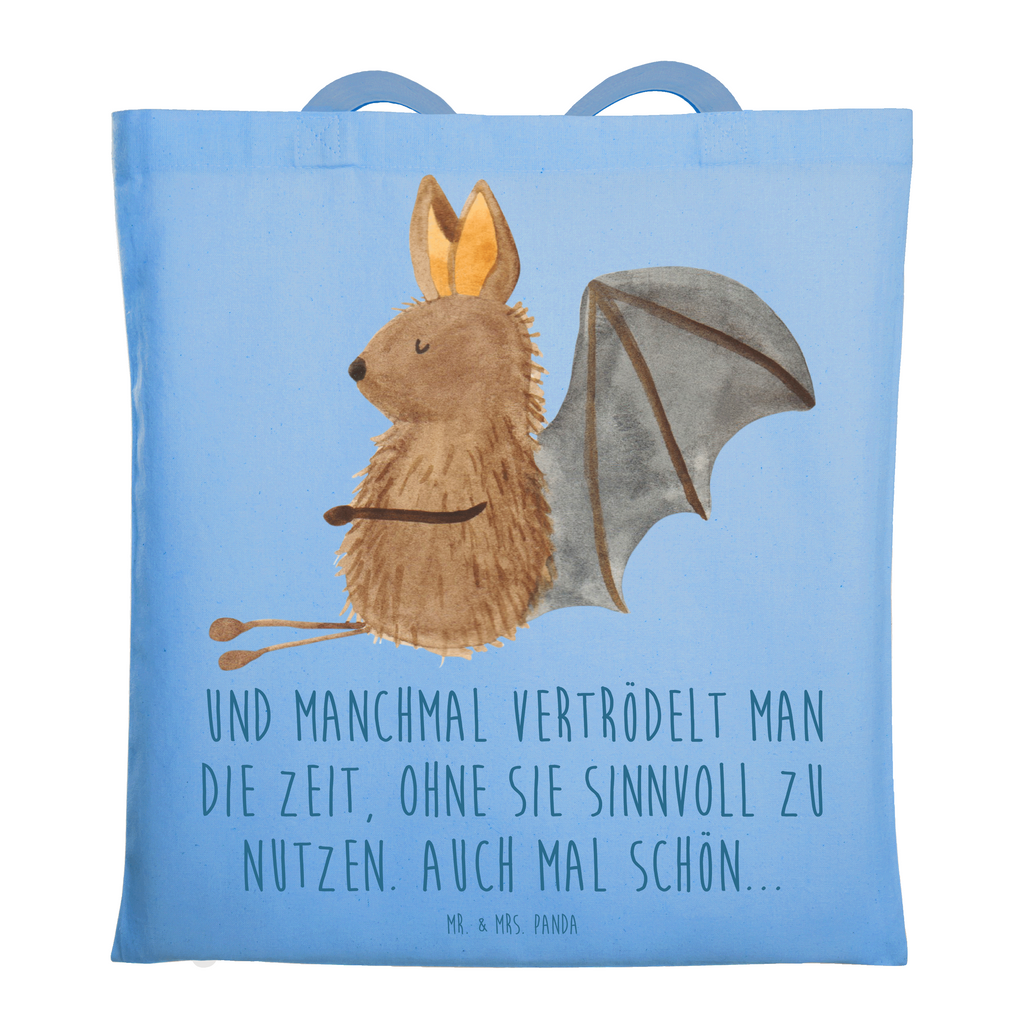 Tragetasche Fledermaus sitzend Beuteltasche, Beutel, Einkaufstasche, Jutebeutel, Stoffbeutel, Tasche, Shopper, Umhängetasche, Strandtasche, Schultertasche, Stofftasche, Tragetasche, Badetasche, Jutetasche, Einkaufstüte, Laptoptasche, Tiermotive, Gute Laune, lustige Sprüche, Tiere, Fledermaus, Fledermäuse, Motivation, entspannen