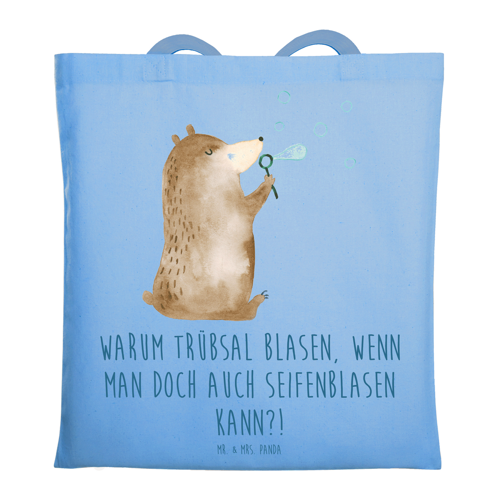 Tragetasche Bär Seifenblasen Beuteltasche, Beutel, Einkaufstasche, Jutebeutel, Stoffbeutel, Tasche, Shopper, Umhängetasche, Strandtasche, Schultertasche, Stofftasche, Tragetasche, Badetasche, Jutetasche, Einkaufstüte, Laptoptasche, Bär, Teddy, Teddybär, Seifenblasen Bär Lustig Sein Glücklich Traurig Happy