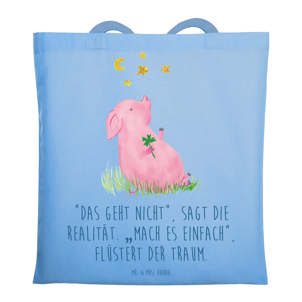 Tragetasche Schwein Glück Beuteltasche, Beutel, Einkaufstasche, Jutebeutel, Stoffbeutel, Tasche, Shopper, Umhängetasche, Strandtasche, Schultertasche, Stofftasche, Tragetasche, Badetasche, Jutetasche, Einkaufstüte, Laptoptasche, Tiermotive, Gute Laune, lustige Sprüche, Tiere, Glücksschwein. Glück, Schwein, Schweinchen, Sterne, Sernchen, Ziele, Träume, Motivation, Glücksbringer