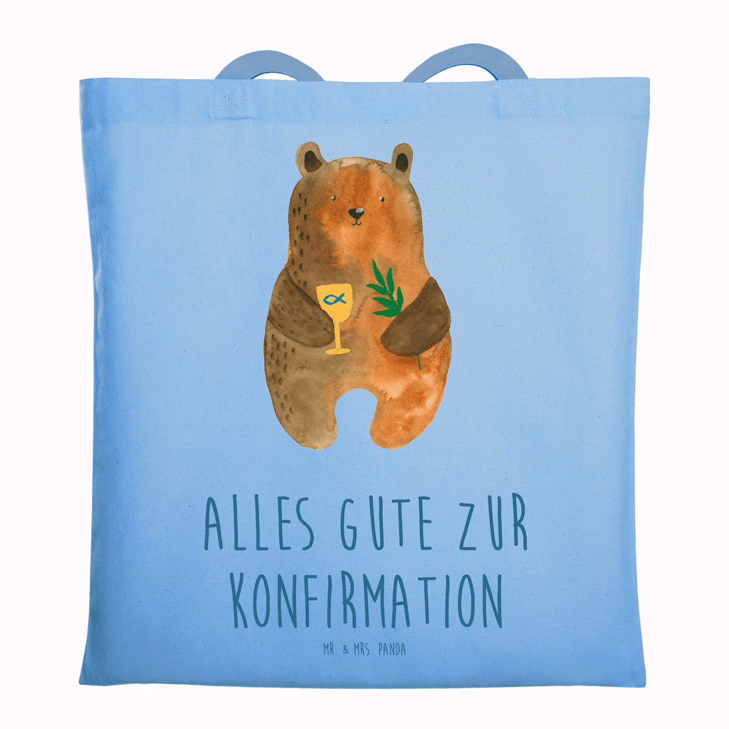 Tragetasche Bär Konfirmation Beuteltasche, Beutel, Einkaufstasche, Jutebeutel, Stoffbeutel, Tasche, Shopper, Umhängetasche, Strandtasche, Schultertasche, Stofftasche, Tragetasche, Badetasche, Jutetasche, Einkaufstüte, Laptoptasche, Bär, Teddy, Teddybär, Konfirmation, Kirche, evangelisch, Gottesdienst