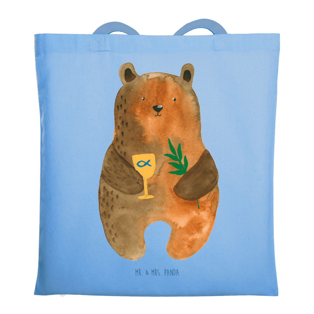 Tragetasche Bär Konfirmation Beuteltasche, Beutel, Einkaufstasche, Jutebeutel, Stoffbeutel, Tasche, Shopper, Umhängetasche, Strandtasche, Schultertasche, Stofftasche, Tragetasche, Badetasche, Jutetasche, Einkaufstüte, Laptoptasche, Bär, Teddy, Teddybär, Konfirmation, Kirche, evangelisch, Gottesdienst