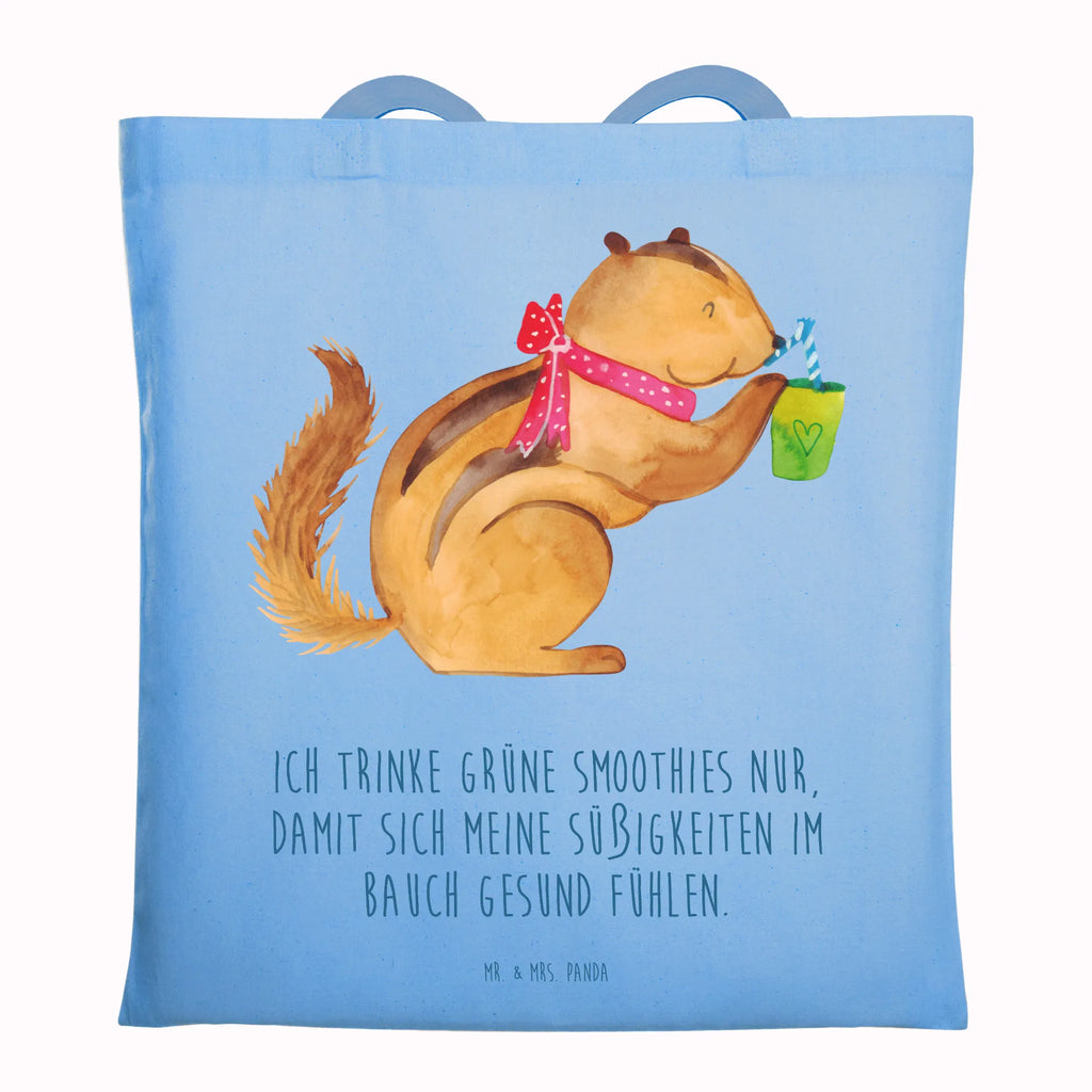 Tragetasche Eichhörnchen Smoothie Beuteltasche, Beutel, Einkaufstasche, Jutebeutel, Stoffbeutel, Tasche, Shopper, Umhängetasche, Strandtasche, Schultertasche, Stofftasche, Tragetasche, Badetasche, Jutetasche, Einkaufstüte, Laptoptasche, Tiermotive, Gute Laune, lustige Sprüche, Tiere, Green Smoothies, Diät, Abnehmen, Streifenhörnchen, Eichhörnchen