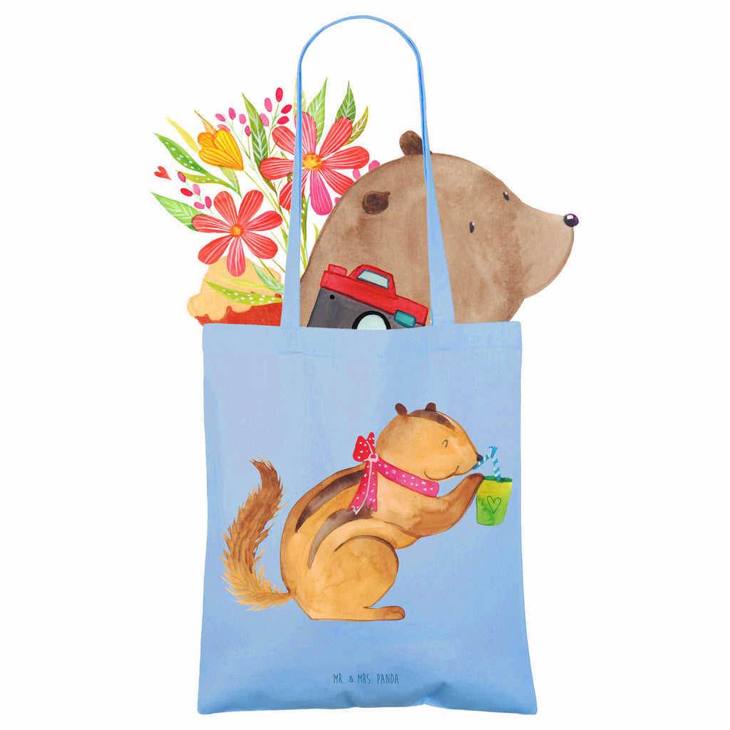 Tragetasche Eichhörnchen Smoothie Beuteltasche, Beutel, Einkaufstasche, Jutebeutel, Stoffbeutel, Tasche, Shopper, Umhängetasche, Strandtasche, Schultertasche, Stofftasche, Tragetasche, Badetasche, Jutetasche, Einkaufstüte, Laptoptasche, Tiermotive, Gute Laune, lustige Sprüche, Tiere, Green Smoothies, Diät, Abnehmen, Streifenhörnchen, Eichhörnchen