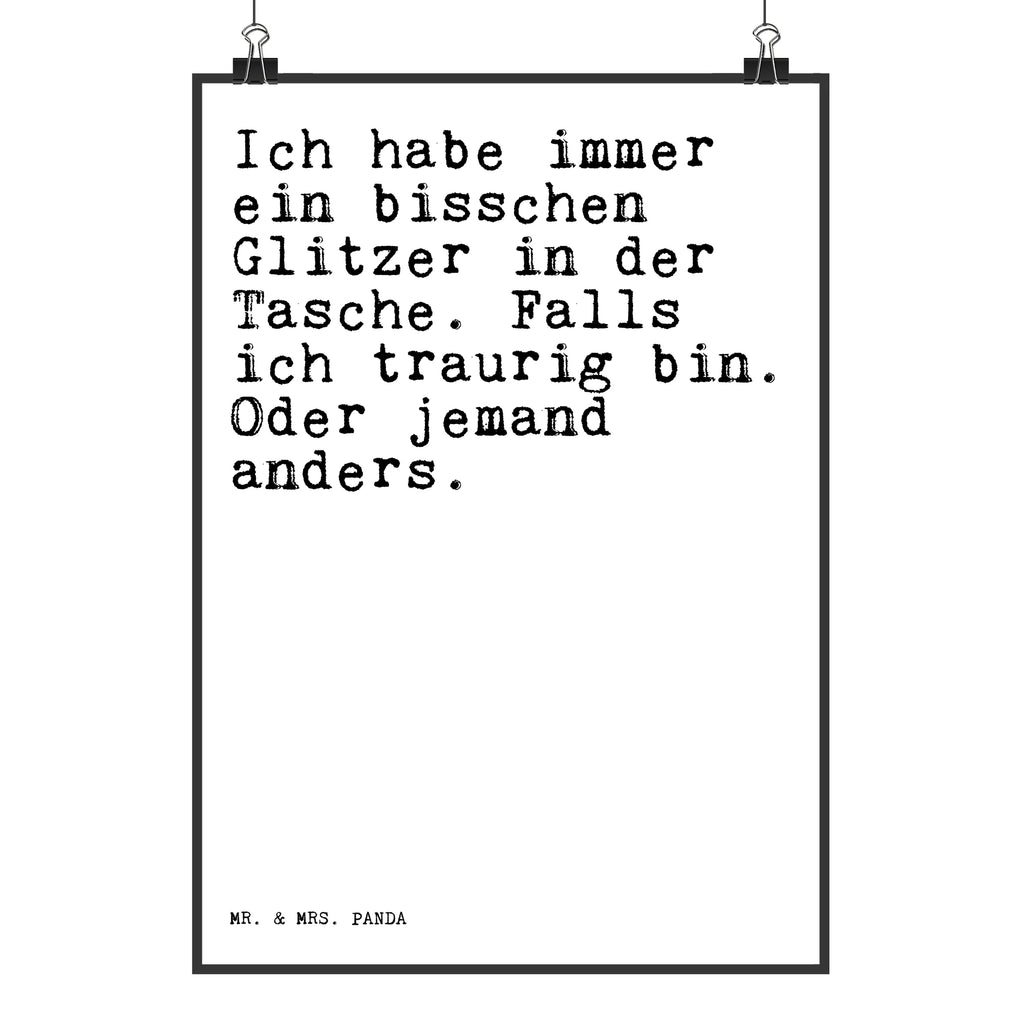 Poster Ich habe immer ein... Poster, Wandposter, Bild, Wanddeko, Küchenposter, Kinderposter, Wanddeko Bild, Raumdekoration, Wanddekoration, Handgemaltes Poster, Mr. & Mrs. Panda Poster, Designposter, Kunstdruck, Posterdruck, Spruch, Sprüche, lustige Sprüche, Weisheiten, Zitate, Spruch Geschenke, Spruch Sprüche Weisheiten Zitate Lustig Weisheit Worte