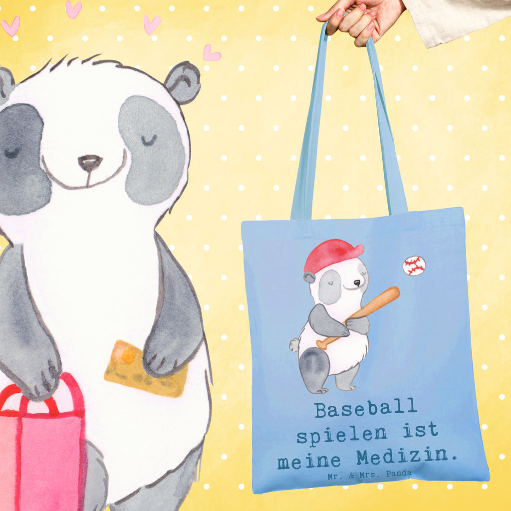 Tragetasche Panda Baseball spielen Beuteltasche, Beutel, Einkaufstasche, Jutebeutel, Stoffbeutel, Tasche, Shopper, Umhängetasche, Strandtasche, Schultertasche, Stofftasche, Tragetasche, Badetasche, Jutetasche, Einkaufstüte, Laptoptasche, Geschenk, Sport, Sportart, Hobby, Schenken, Danke, Dankeschön, Auszeichnung, Gewinn, Sportler, Baseball spielen, Baseball Spielen, Baseball Match, Ballsport, Baseballplatz, Baseballverein