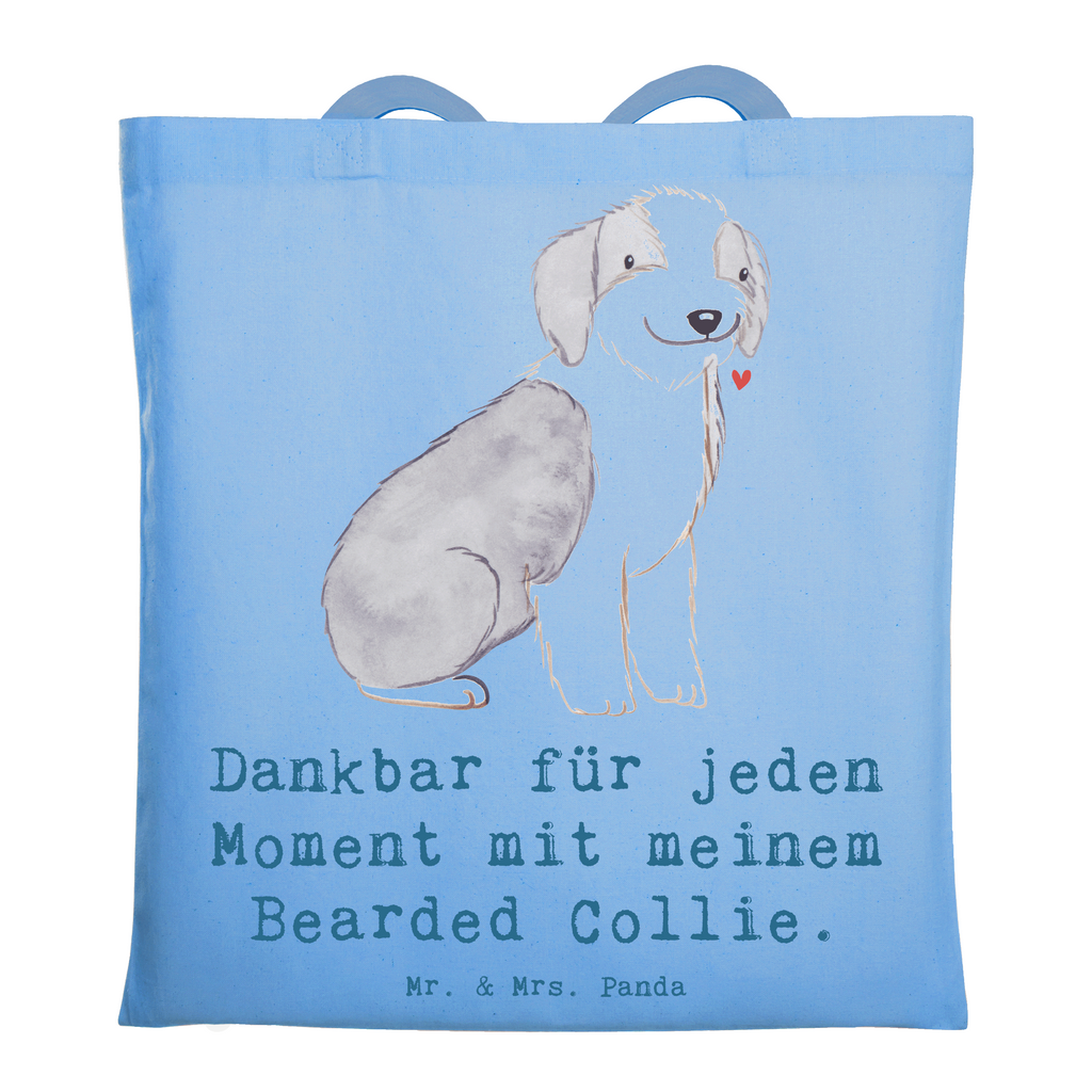 Tragetasche Bearded Collie Moment Beuteltasche, Beutel, Einkaufstasche, Jutebeutel, Stoffbeutel, Tasche, Shopper, Umhängetasche, Strandtasche, Schultertasche, Stofftasche, Tragetasche, Badetasche, Jutetasche, Einkaufstüte, Laptoptasche, Hund, Hunderasse, Rassehund, Hundebesitzer, Geschenk, Tierfreund, Schenken, Welpe, Bearded Collie, britischer Hütehund