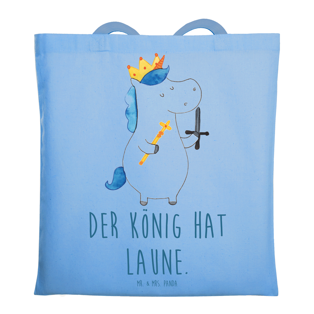 Tragetasche Einhorn König mit Schwert Beuteltasche, Beutel, Einkaufstasche, Jutebeutel, Stoffbeutel, Tasche, Shopper, Umhängetasche, Strandtasche, Schultertasche, Stofftasche, Tragetasche, Badetasche, Jutetasche, Einkaufstüte, Laptoptasche, Einhorn, Einhörner, Einhorn Deko, Pegasus, Unicorn, König, Ritter, Mittelalter