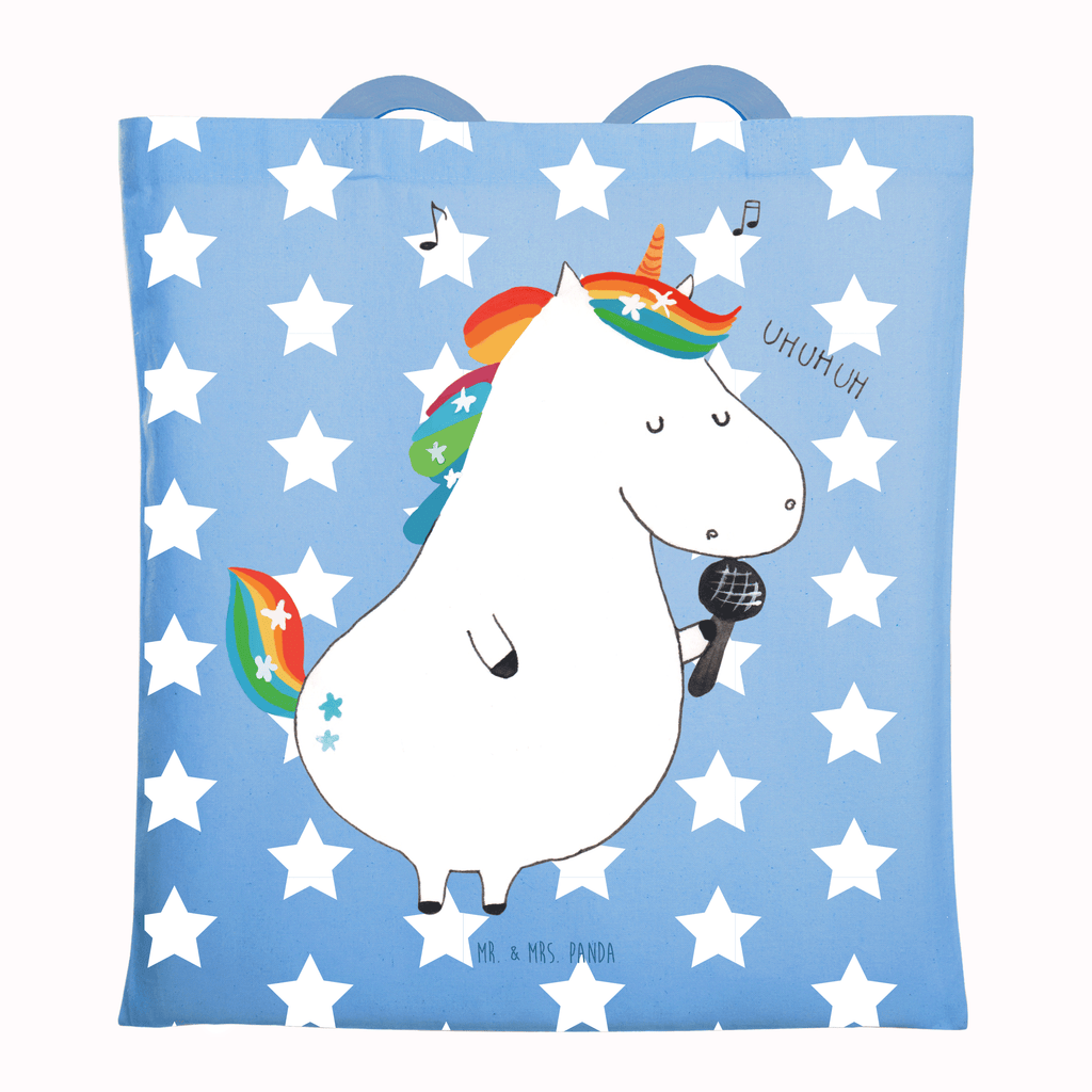 Tragetasche Einhorn Sänger Beuteltasche, Beutel, Einkaufstasche, Jutebeutel, Stoffbeutel, Tasche, Shopper, Umhängetasche, Strandtasche, Schultertasche, Stofftasche, Tragetasche, Badetasche, Jutetasche, Einkaufstüte, Laptoptasche, Einhorn, Einhörner, Einhorn Deko, Pegasus, Unicorn, Glitzer, Konfetti, Party, Geburtstag, Feier, Fest, Disco, Sängerin, Sänger, Freundin