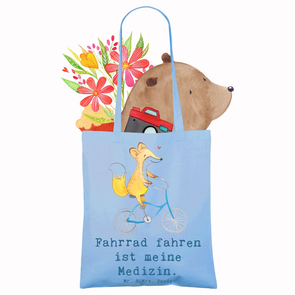 Tragetasche Fuchs Fahrrad fahren Beuteltasche, Beutel, Einkaufstasche, Jutebeutel, Stoffbeutel, Tasche, Shopper, Umhängetasche, Strandtasche, Schultertasche, Stofftasche, Tragetasche, Badetasche, Jutetasche, Einkaufstüte, Laptoptasche, Geschenk, Sport, Sportart, Hobby, Schenken, Danke, Dankeschön, Auszeichnung, Gewinn, Sportler, Fahrrad fahren, Radeln, Trekking, Mountainbiking, Radsport