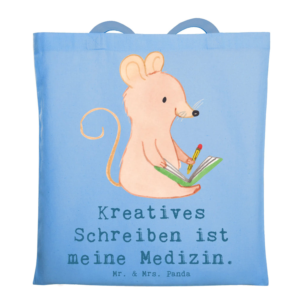 Tragetasche Maus Kreatives Schreiben Beuteltasche, Beutel, Einkaufstasche, Jutebeutel, Stoffbeutel, Tasche, Shopper, Umhängetasche, Strandtasche, Schultertasche, Stofftasche, Tragetasche, Badetasche, Jutetasche, Einkaufstüte, Laptoptasche, Geschenk, Sport, Sportart, Hobby, Schenken, Danke, Dankeschön, Auszeichnung, Gewinn, Sportler, Kreatives Schreiben, creative writing, Literatur schreiben