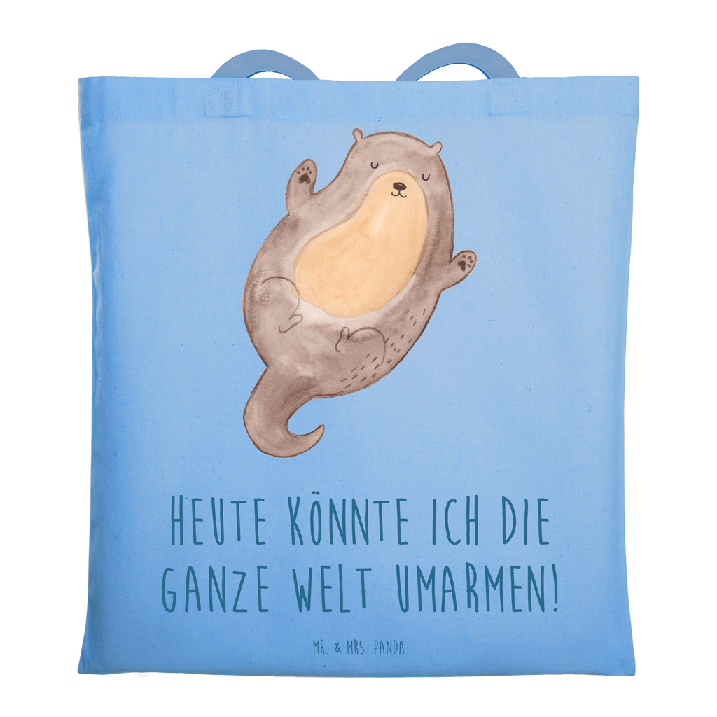 Tragetasche Otter Umarmen Beuteltasche, Beutel, Einkaufstasche, Jutebeutel, Stoffbeutel, Tasche, Shopper, Umhängetasche, Strandtasche, Schultertasche, Stofftasche, Tragetasche, Badetasche, Jutetasche, Einkaufstüte, Laptoptasche, Otter, Fischotter, Seeotter, Otter Seeotter See Otter