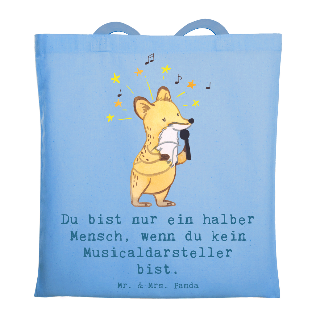 Tragetasche Musicaldarsteller mit Herz Beuteltasche, Beutel, Einkaufstasche, Jutebeutel, Stoffbeutel, Tasche, Shopper, Umhängetasche, Strandtasche, Schultertasche, Stofftasche, Tragetasche, Badetasche, Jutetasche, Einkaufstüte, Laptoptasche, Beruf, Ausbildung, Jubiläum, Abschied, Rente, Kollege, Kollegin, Geschenk, Schenken, Arbeitskollege, Mitarbeiter, Firma, Danke, Dankeschön