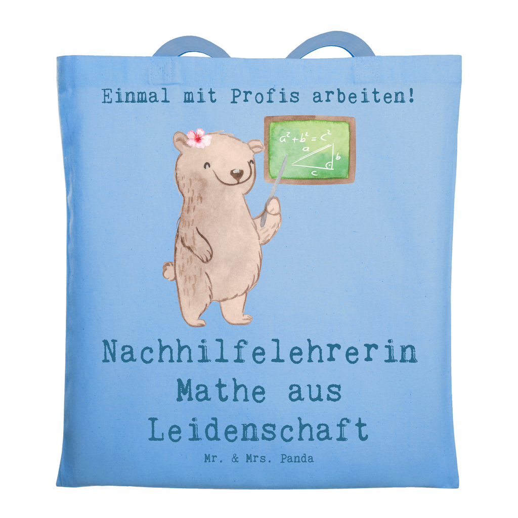 Tragetasche Nachhilfelehrerin Mathe aus Leidenschaft Beuteltasche, Beutel, Einkaufstasche, Jutebeutel, Stoffbeutel, Tasche, Shopper, Umhängetasche, Strandtasche, Schultertasche, Stofftasche, Tragetasche, Badetasche, Jutetasche, Einkaufstüte, Laptoptasche, Beruf, Ausbildung, Jubiläum, Abschied, Rente, Kollege, Kollegin, Geschenk, Schenken, Arbeitskollege, Mitarbeiter, Firma, Danke, Dankeschön, Mathematik Nachhilfelehrerin, Mathe Nachhilfe, Nachhilfeunterrricht