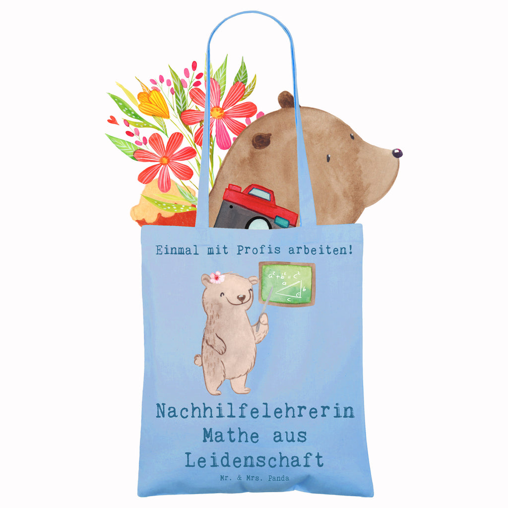 Tragetasche Nachhilfelehrerin Mathe aus Leidenschaft Beuteltasche, Beutel, Einkaufstasche, Jutebeutel, Stoffbeutel, Tasche, Shopper, Umhängetasche, Strandtasche, Schultertasche, Stofftasche, Tragetasche, Badetasche, Jutetasche, Einkaufstüte, Laptoptasche, Beruf, Ausbildung, Jubiläum, Abschied, Rente, Kollege, Kollegin, Geschenk, Schenken, Arbeitskollege, Mitarbeiter, Firma, Danke, Dankeschön, Mathematik Nachhilfelehrerin, Mathe Nachhilfe, Nachhilfeunterrricht