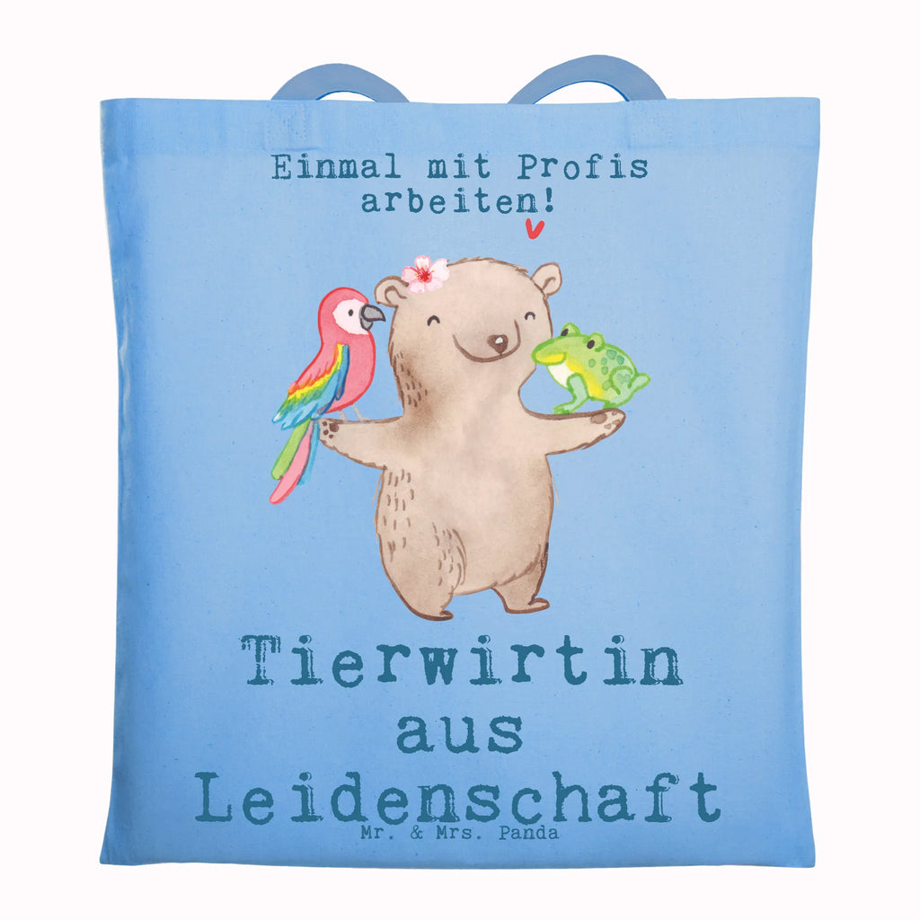 Tragetasche Tierwirtin aus Leidenschaft Beuteltasche, Beutel, Einkaufstasche, Jutebeutel, Stoffbeutel, Tasche, Shopper, Umhängetasche, Strandtasche, Schultertasche, Stofftasche, Tragetasche, Badetasche, Jutetasche, Einkaufstüte, Laptoptasche, Beruf, Ausbildung, Jubiläum, Abschied, Rente, Kollege, Kollegin, Geschenk, Schenken, Arbeitskollege, Mitarbeiter, Firma, Danke, Dankeschön, Landwirtin, Bäuerin, Tierwirtin, Agronomin, Farmerin, Bauernhof