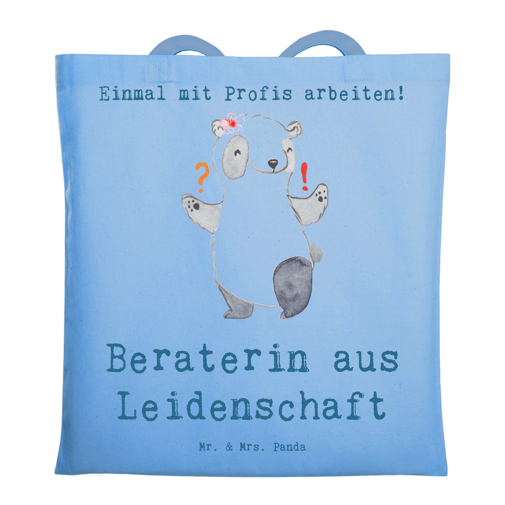 Tragetasche Beraterin aus Leidenschaft Beuteltasche, Beutel, Einkaufstasche, Jutebeutel, Stoffbeutel, Tasche, Shopper, Umhängetasche, Strandtasche, Schultertasche, Stofftasche, Tragetasche, Badetasche, Jutetasche, Einkaufstüte, Laptoptasche, Beruf, Ausbildung, Jubiläum, Abschied, Rente, Kollege, Kollegin, Geschenk, Schenken, Arbeitskollege, Mitarbeiter, Firma, Danke, Dankeschön, Beraterin, Finanzberaterin, IT Beratung, Beratungsbüro, Eröffnung