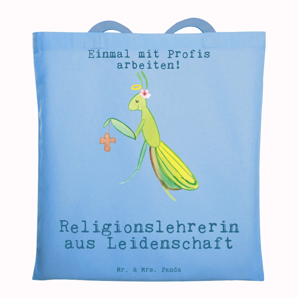 Tragetasche Religionslehrerin aus Leidenschaft Beuteltasche, Beutel, Einkaufstasche, Jutebeutel, Stoffbeutel, Tasche, Shopper, Umhängetasche, Strandtasche, Schultertasche, Stofftasche, Tragetasche, Badetasche, Jutetasche, Einkaufstüte, Laptoptasche, Beruf, Ausbildung, Jubiläum, Abschied, Rente, Kollege, Kollegin, Geschenk, Schenken, Arbeitskollege, Mitarbeiter, Firma, Danke, Dankeschön, Religionslehrerin, Reli Lehrerin, Schule, Grundschule