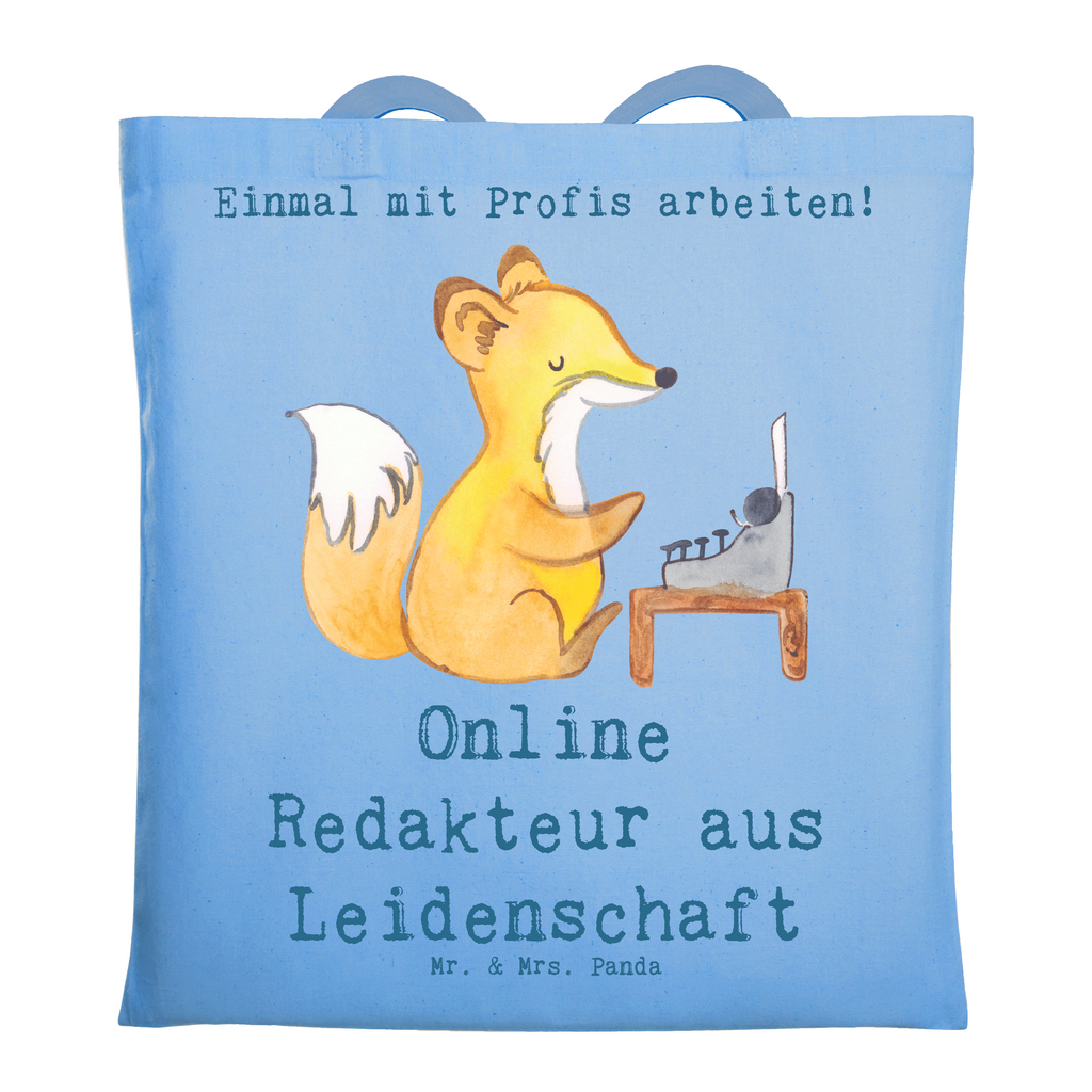 Tragetasche Online Redakteur aus Leidenschaft Beuteltasche, Beutel, Einkaufstasche, Jutebeutel, Stoffbeutel, Tasche, Shopper, Umhängetasche, Strandtasche, Schultertasche, Stofftasche, Tragetasche, Badetasche, Jutetasche, Einkaufstüte, Laptoptasche, Beruf, Ausbildung, Jubiläum, Abschied, Rente, Kollege, Kollegin, Geschenk, Schenken, Arbeitskollege, Mitarbeiter, Firma, Danke, Dankeschön